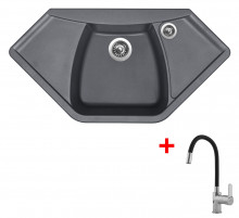 Sinks NAIKY 980 Titanium + Flexia 